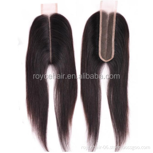 100% Brazilian Human Hair Bundles with Lace Closure Ombre Color 100% Human Hair Extensions OT Silver Hair